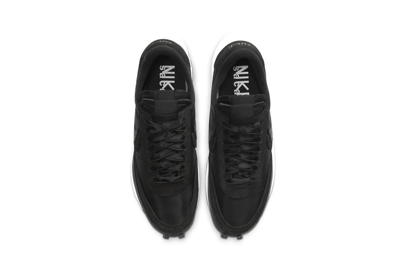 sacai x Nike LDV Waffle White Black Nylon Release | Hypebae
