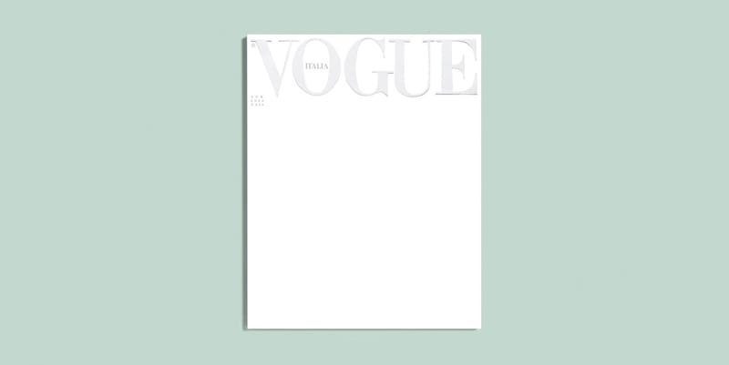 vogue-italia-blank-white-cover