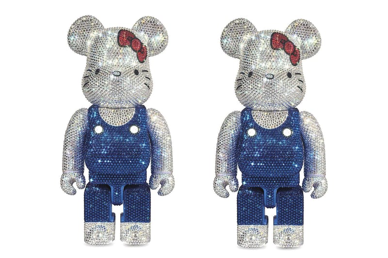 BEARBRICK Hello Kitty Swarovski Crystal Toy 400% | Hypebae