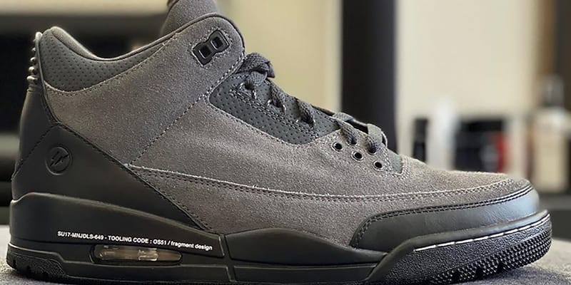 NIKE × fragment design AIR JORDAN3 RETRO fragment design x Air Jordan 3 Unreleased Sample | Hypebae