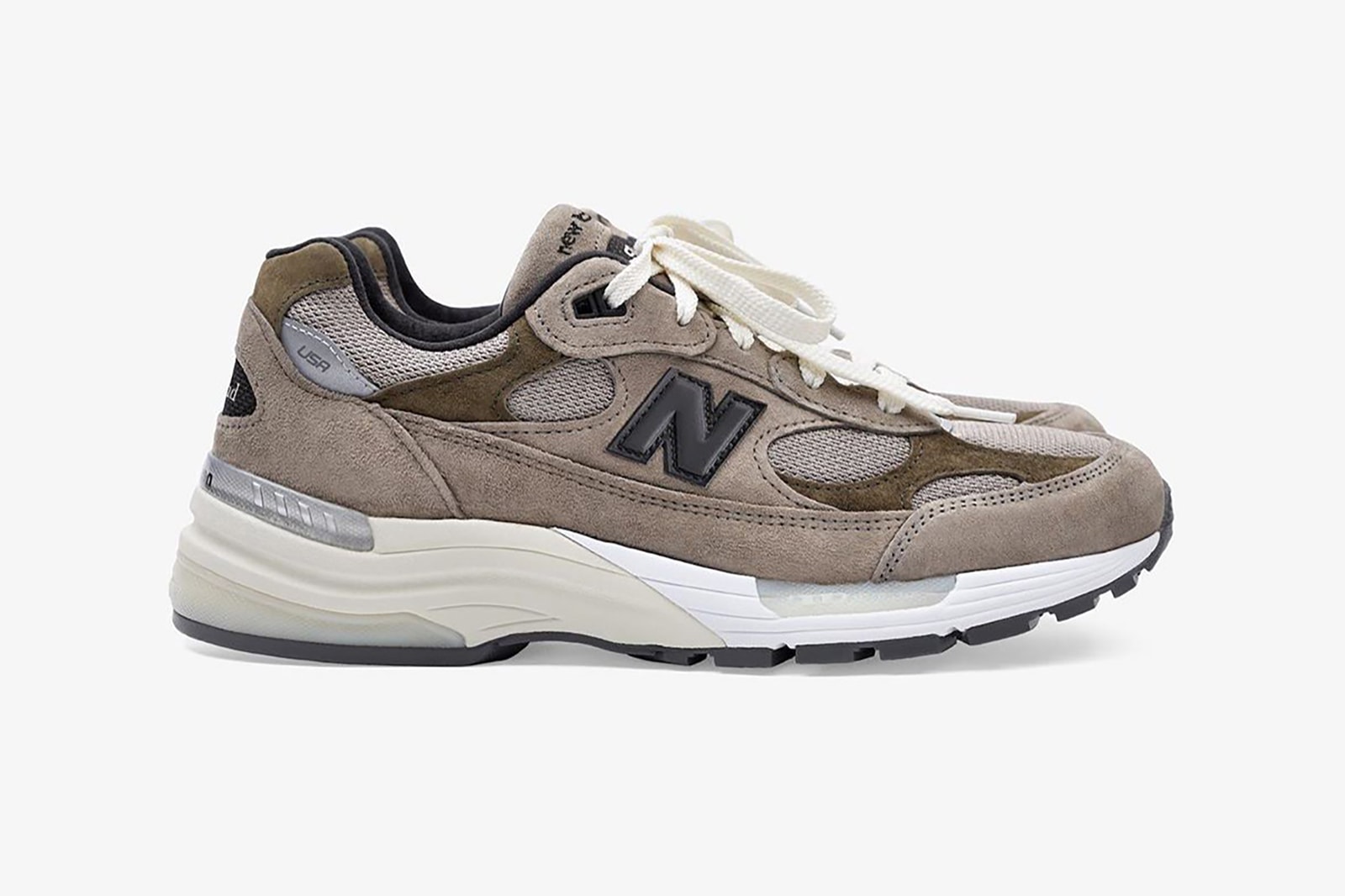 new balance x jjjjound green 992 sneakers