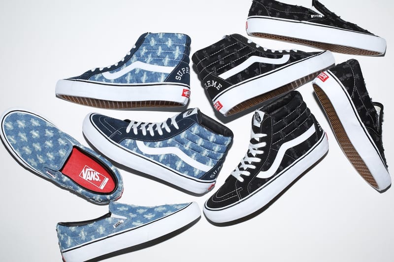 Vans x Supreme Distressed Denim Pack Release | Hypebae