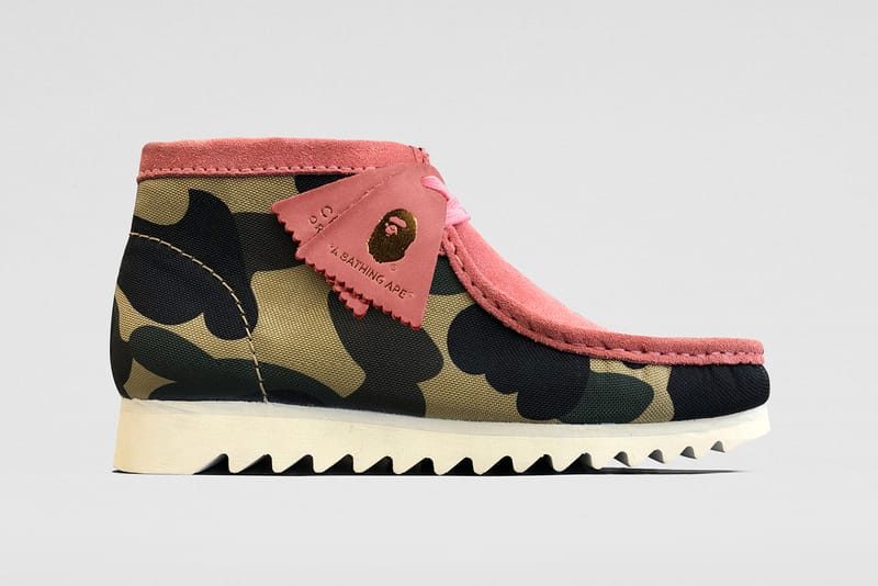 Bape x best sale clarks wallabees