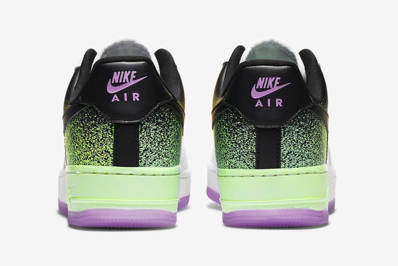 Nike Women's Air Force 1 '07 Neon Green/Purple | Hypebae