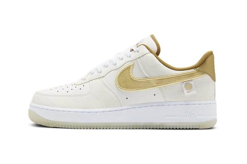 Nike Japan Gold & White Air Force 1'07 LV8 | Hypebae