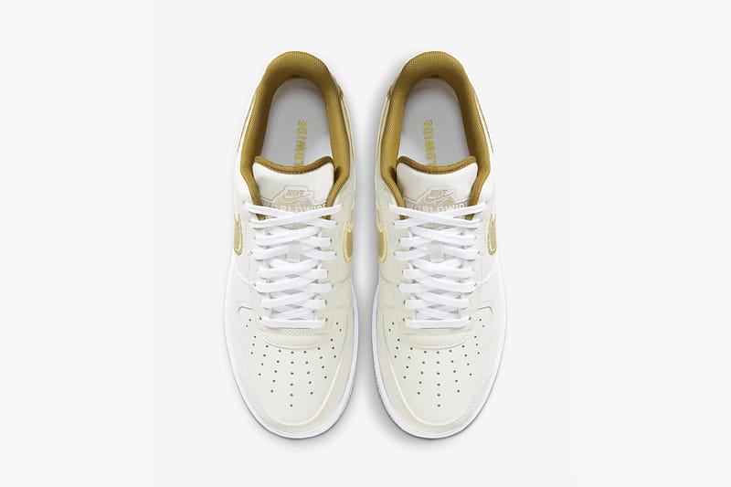 Nike Japan Gold & White Air Force 1'07 LV8 | Hypebae