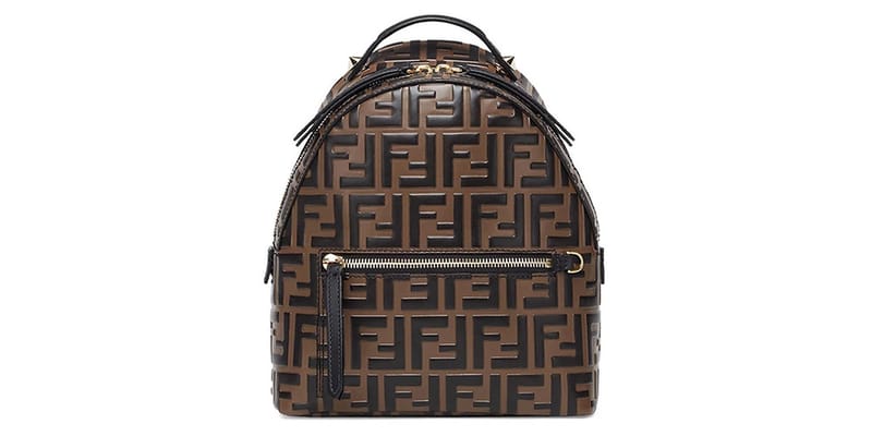 FENDI FFロゴ バックパック ブラック/ブラウン Fendi Releases Mini Backpack With FF Monogram | Hypebae