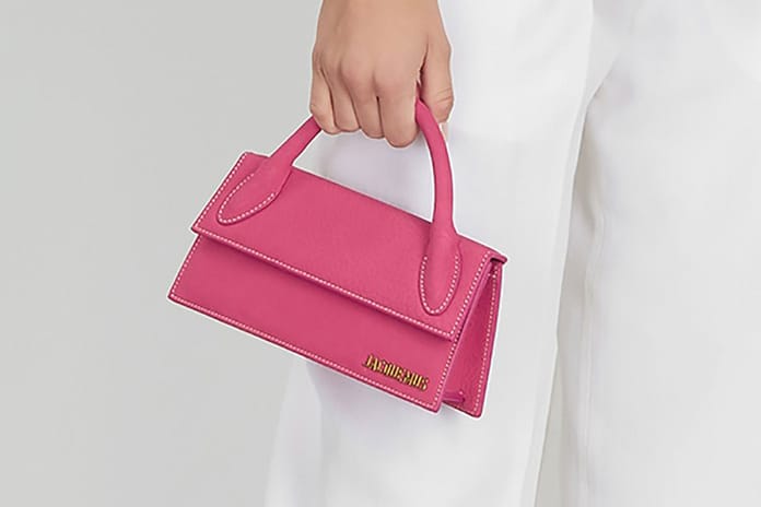 Jacquemus Long Le Chiquito Pink Top Handle Bag | Hypebae