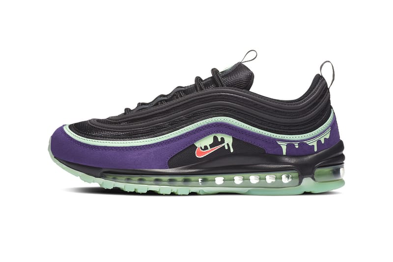 スニーカー Nike air max97 halloween Nike Air Max 97 with Glow-in-the-Dark Slime | Hypebae