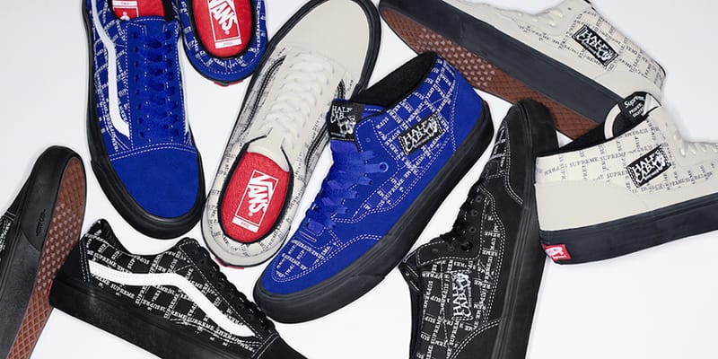 Vans x Supreme Half Cab & Old Skool Pro Release | Hypebae