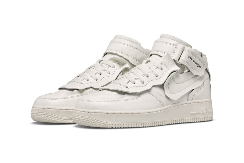 COMME des GAR ONS x Nike Air Force 1 Mid Release Hypebae