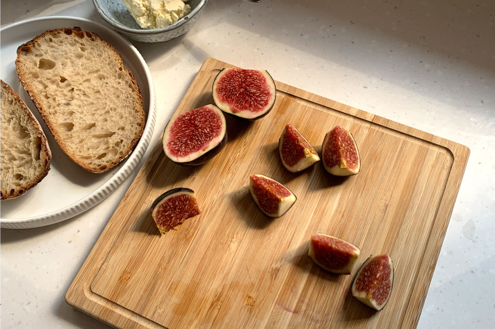 Fig, Cream Cheese, Honey Sourdough Toast Recipe HYPEBAE