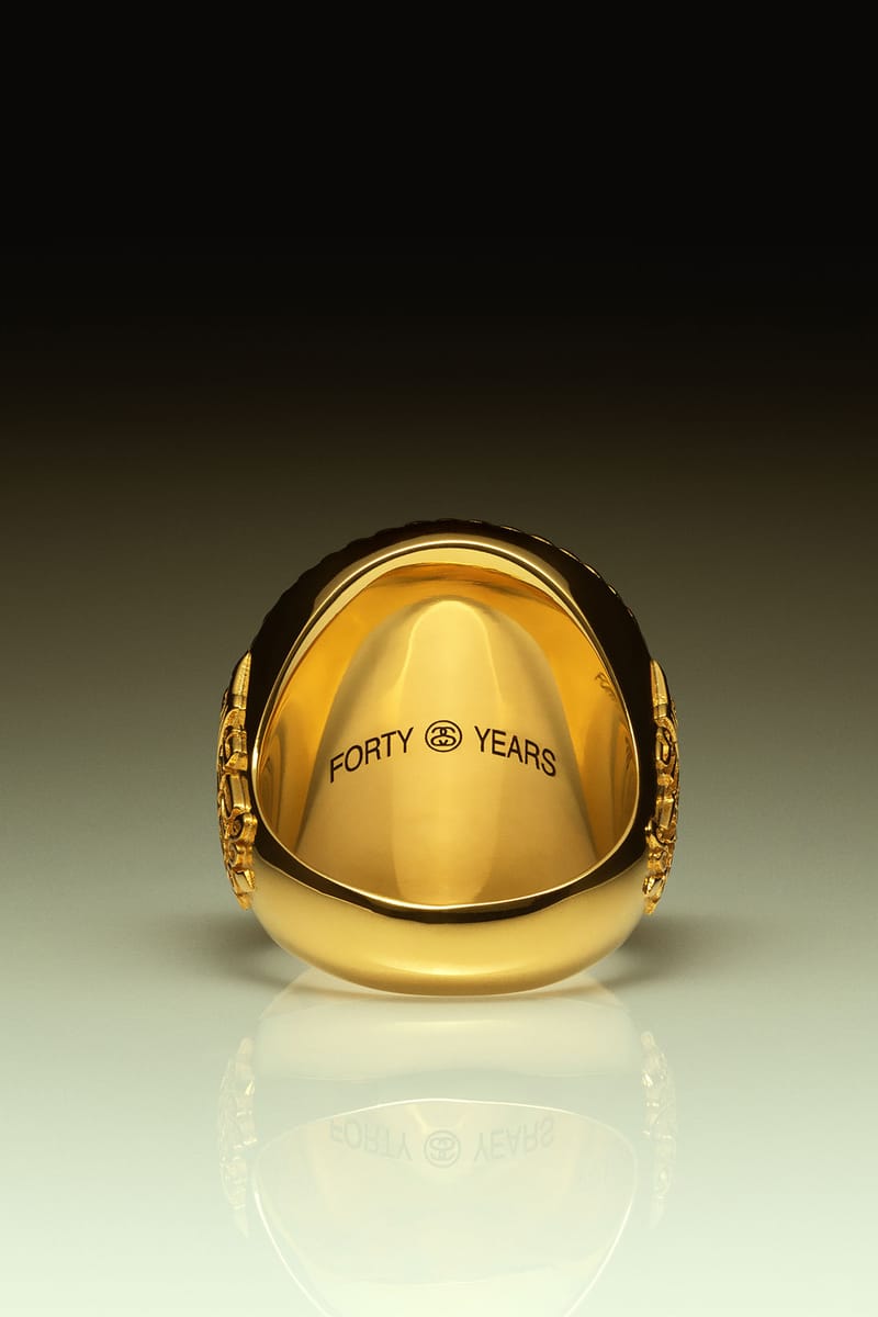 Stussy 40th Anniversary Varsity Jacket & Ring | Hypebae Stussy 40th Anniversary Varsity Jacket & Ring | Hypebae