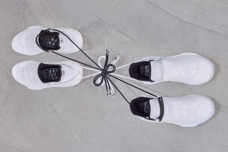 PHARRELL WILLIAMS ×  NMD HU WHITE Pharrell Williams x adidas Hu NMD 