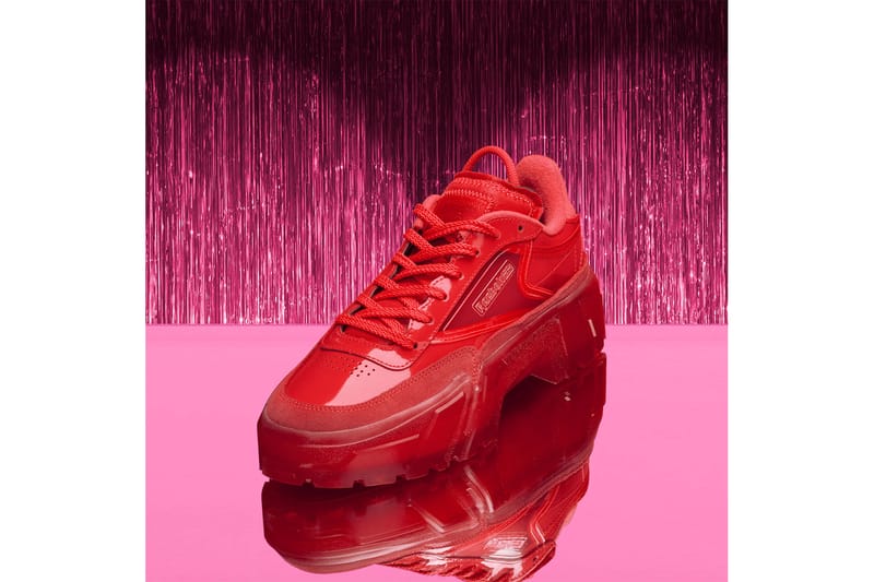 cardi b sneakers red