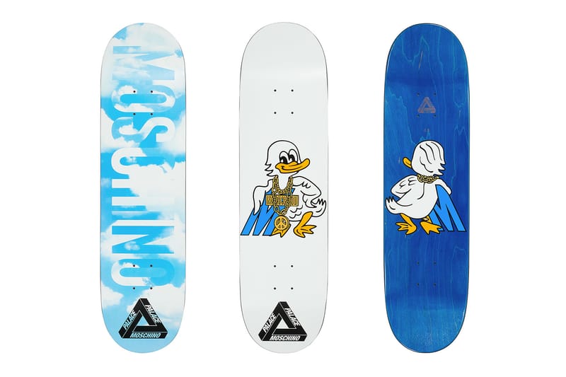 Palace moschino discount skateboard