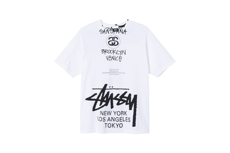 Stussy 40th Anniversary World Tour Tee Collection | Hypebae