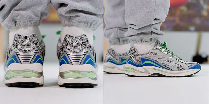 Awake NY x ASICS GEL-Preleus Silver/Green/Blue | Hypebae
