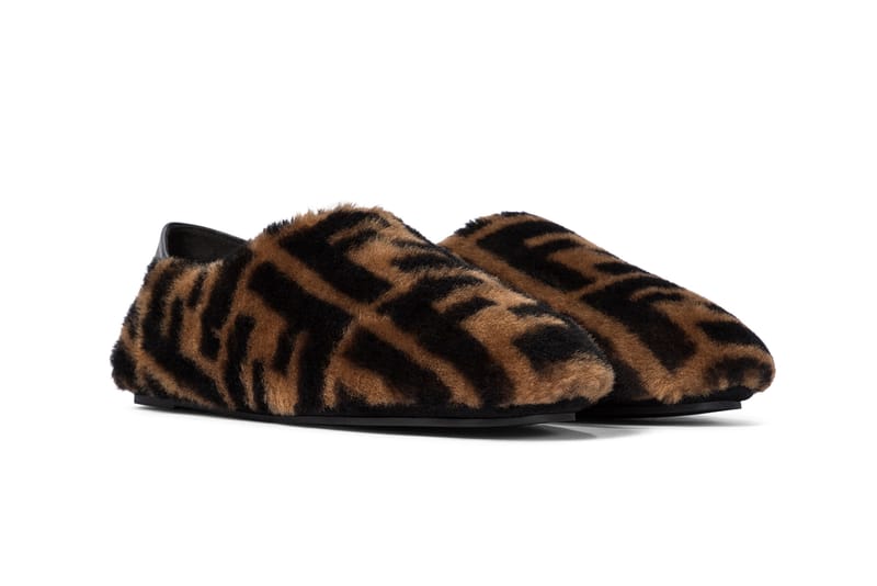 Fendi Launches FF Monogram Shearling Slippers | Hypebae