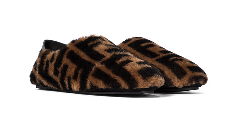 Fendi Launches FF Monogram Shearling Slippers | Hypebae
