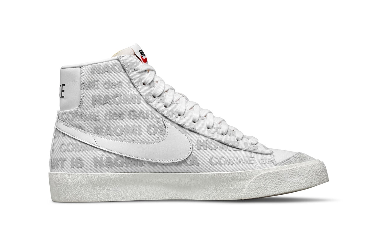Naomi Osaka x COMME des GARÃONS x Nike Blazer Mid | Hypebae