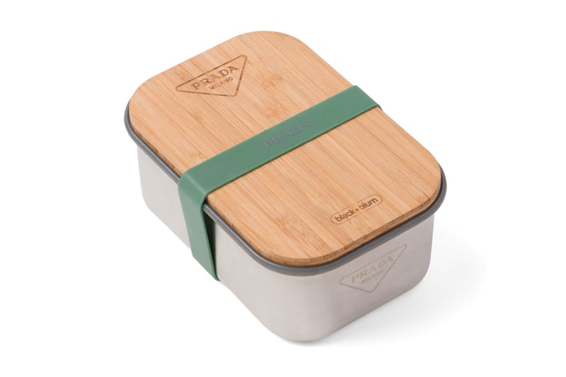 Black + Blum x Prada Logo Lunch Boxes & Cutlery | Hypebae Black + Blum x Prada Logo Lunch Boxes & Cutlery | Hypebae
