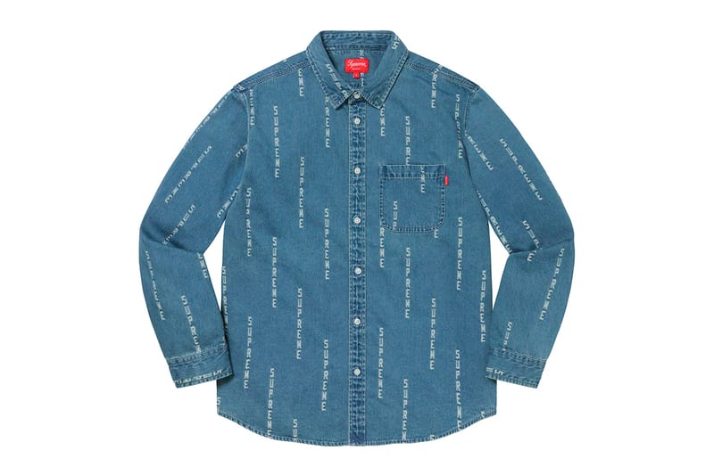 Fall Winter Supreme Denim Jacket 2020 Supreme Hole Punch Denim