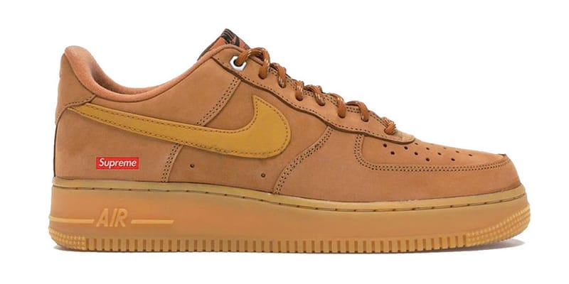 新品 Supreme Nike Air Force 1 Low Flax 27 Supreme x Nike Air Force 1 
