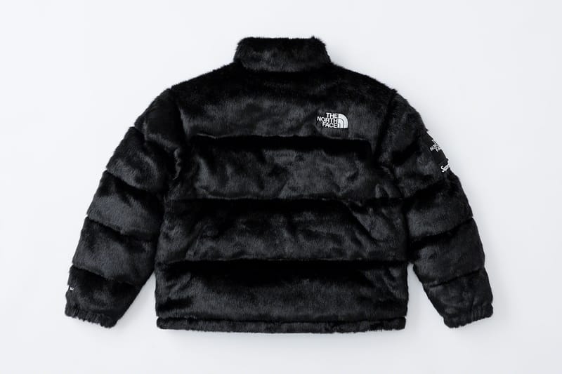 North face outlet faux fur jacket