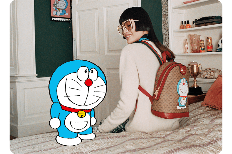 【新品】希少 DORAEMON x GUCCI ラウンドショルダーバッグ doraemon-gucci-lunar-new-year-