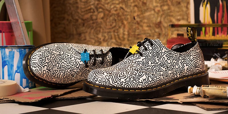 k*y様 希少Dr. Martens × Keith Haring コラボ ロー Keith Haring x Dr. Martens 1460, 1461 Boots Drop | Hypebae