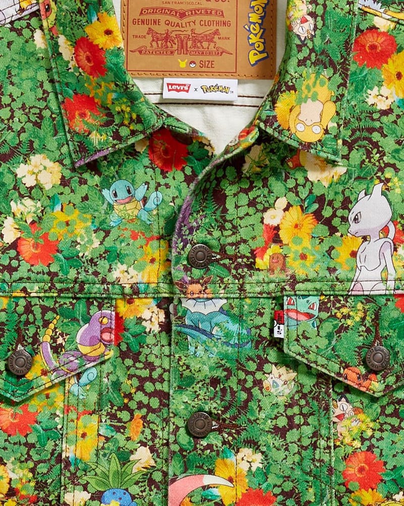 Levi's x Pokémon フラワー柄 Gジャン M Pokémon x Levi's Tease Denim Collaboration | Hypebae