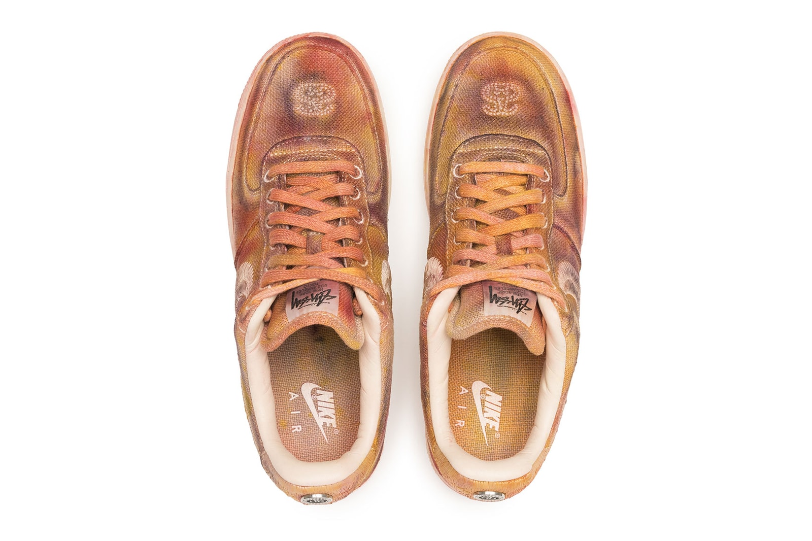 stussy air force 1 dyed