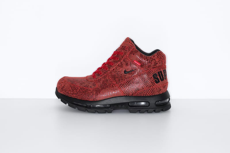 Supreme x Nike Goadome Boots Red & Black Release | Hypebae