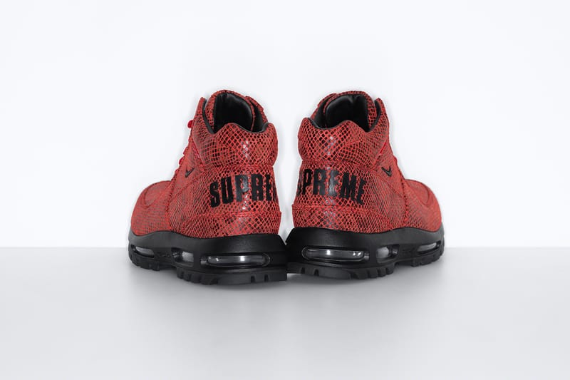 Supreme x Nike Goadome Boots Red & Black Release | Hypebae