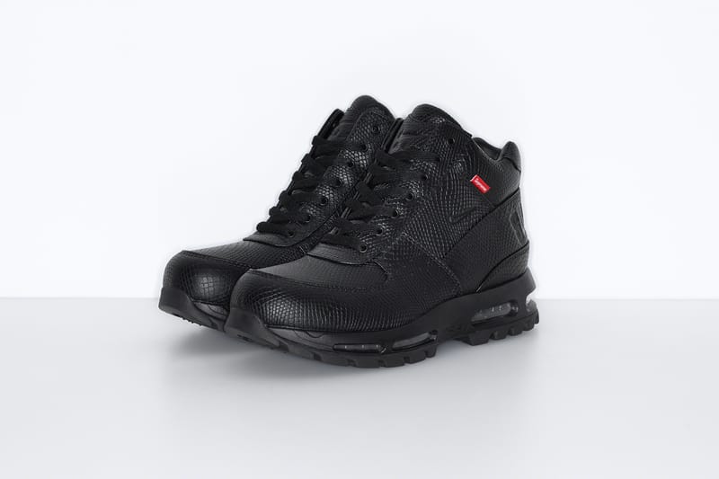 Supreme x Nike Goadome Boots Red & Black Release | Hypebae