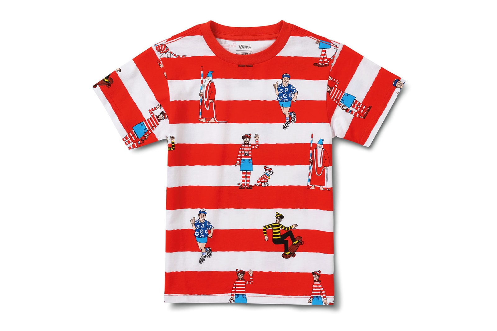 vans wheres waldo shirt