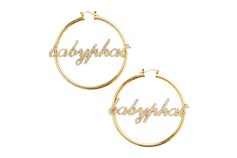 Baby phat hoop on sale earrings