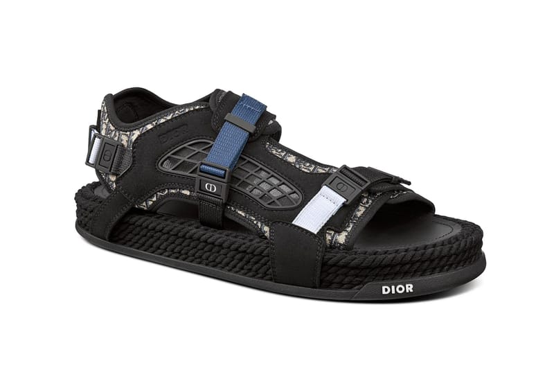 Dior Atlas アトラス オブリークベルトサンダル ブラック/ネイビー42 Dior Atlas Sandal 