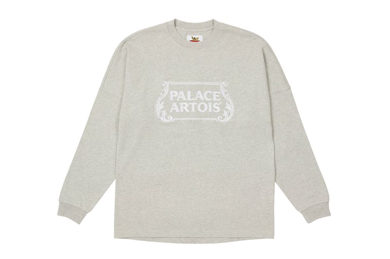 スウェット Palace Stella Artois Longsleeve White Palace x Stella Artois Beer Collaboration Release | Hypebae