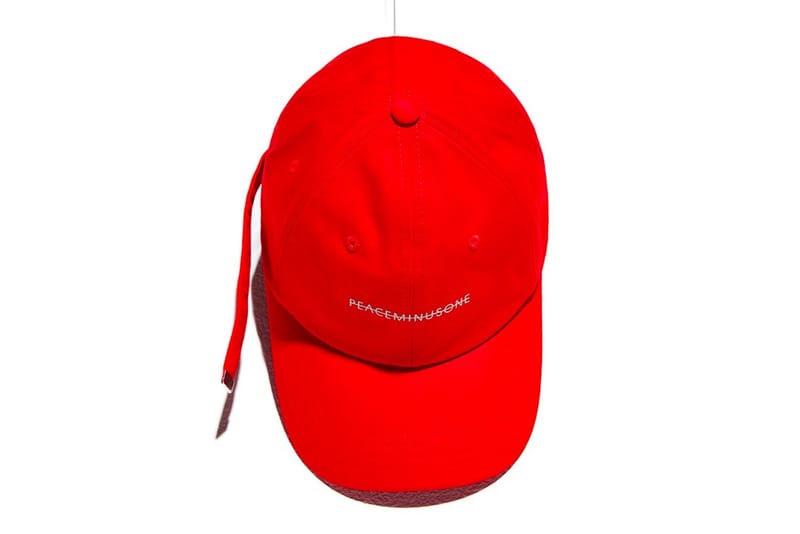 ジヨン愛用【確実正規品】Peaceminusone BALL CAP RED PEACEMINUSONE Releases New Caps and Stationery | Hypebae
