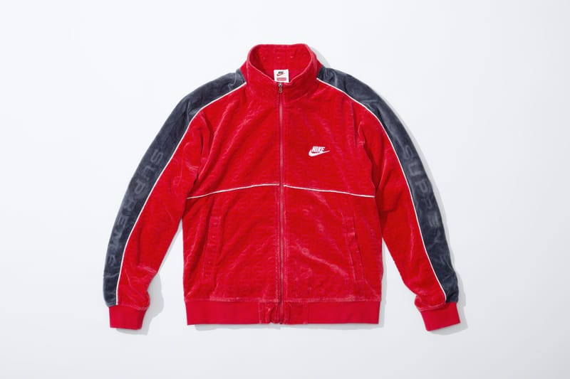 Nike x clearance supreme jacket red