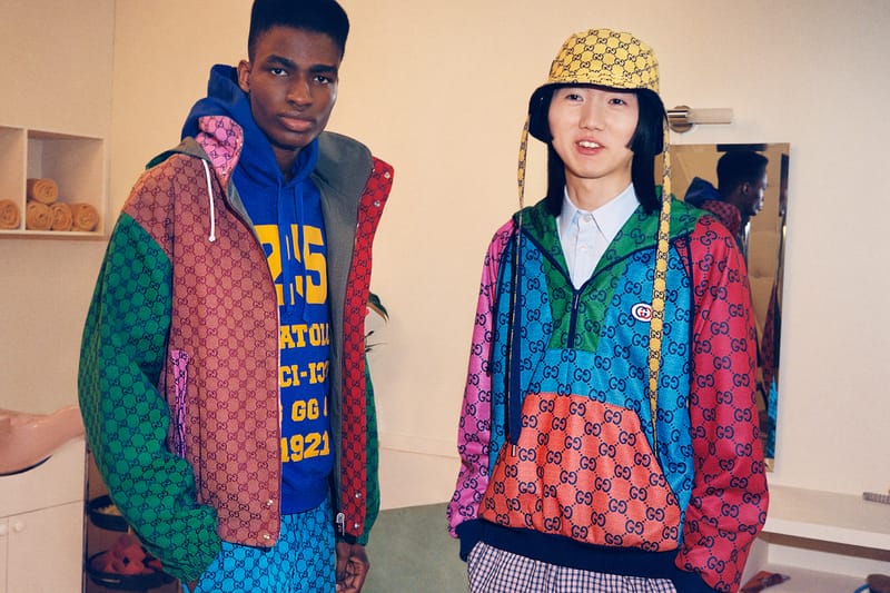 グッチ　GGロゴマルチカラージャケット Gucci GG Multicolor Collection Release | Hypebae