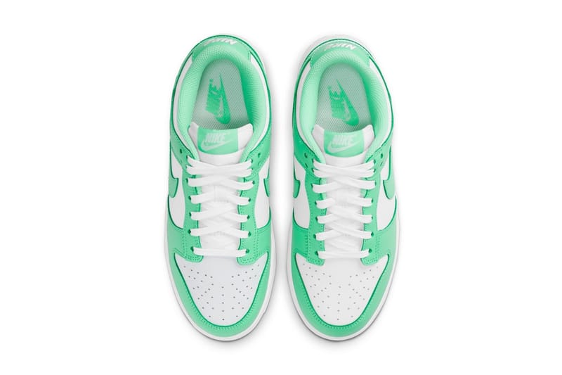 Nike Dunk Low Women's Sneakers Green Glow Release | Hypebae