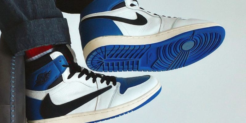 値引　未使用Travis Scott × fragment design × Nike Air Jordan 1 Retro High OG SP 