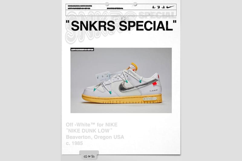 Off-White™ x Nike Dunk Low 