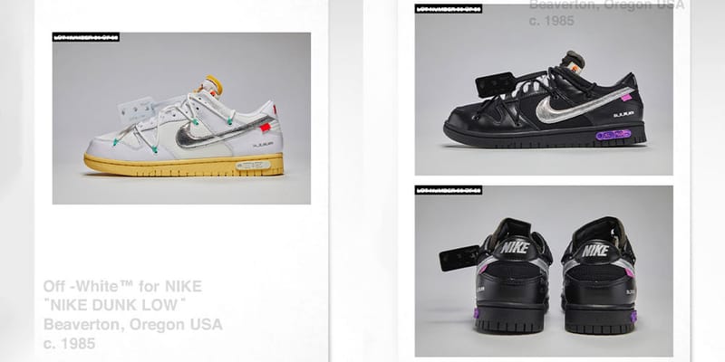 Off-White™ x Nike Dunk Low 