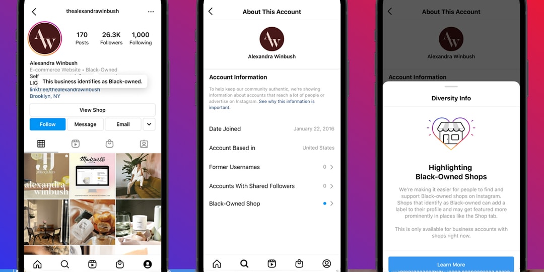 Instagram Introduces Black-Owned Business Feature | Hypebae