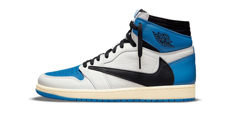 Travis Scott×AirJordan1ミリタリーブルーRETROHIGH Travis Scott x fragment x AJ1 High 
