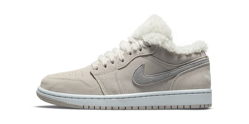 ナイキ Air Jordan 1 Low Se Sherpa Fleece ボア Nike Air Jordan 1 Low “Sherpa Fleece” Release | Hypebae
